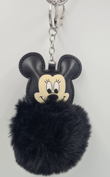 Fekete mickey pompom