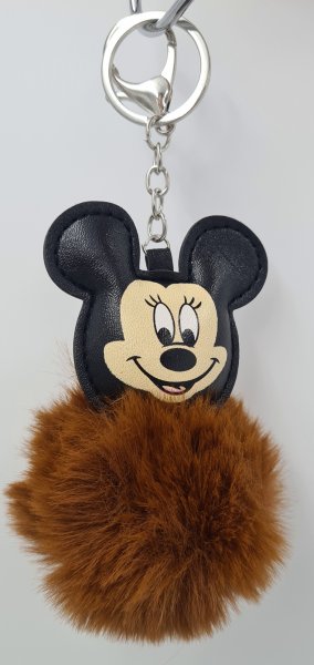 Barna mickey pompom