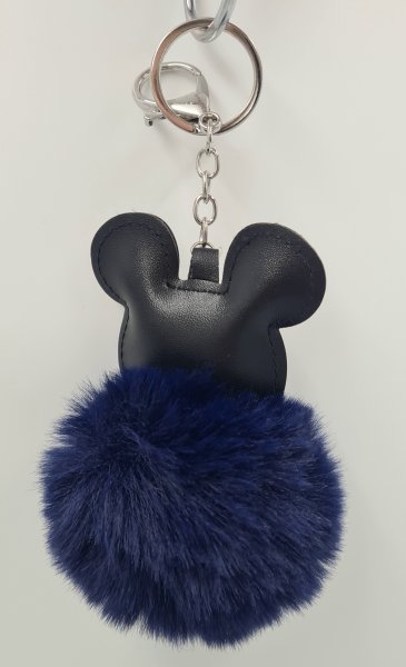 Sötétkék mickey pompom