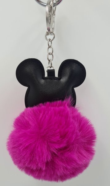 Magenta mickey pompom