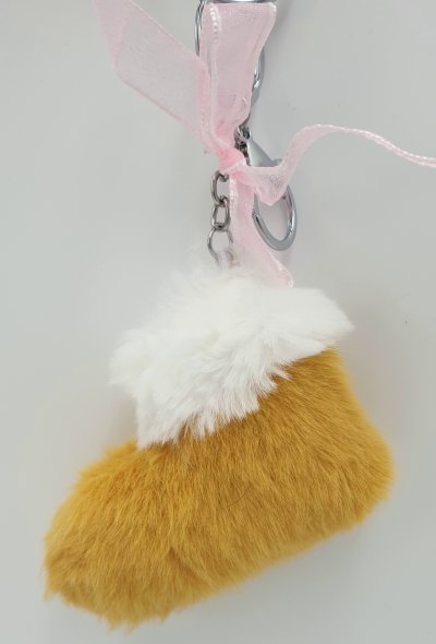 Mustár kiscipő rózsaszín masnival 