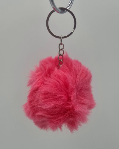 Pink kerek pompom