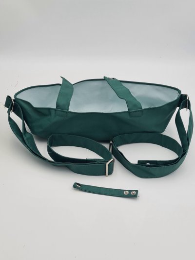 Sötétzöld classic hátizsákszett