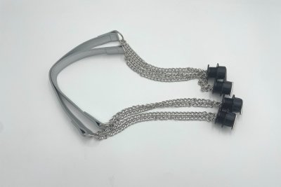 Ezüst 73 cm láncos fül 