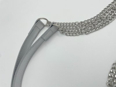 Ezüst 73 cm láncos fül 